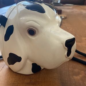 Timmy woods Vintage Dalmatian minaudière clutch bag RARE collector piece